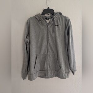 Nike Gray Full-Zip Hoodie